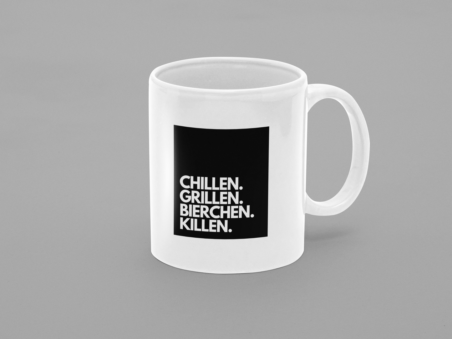 Chillen. Grillen. Bierchen. Killen