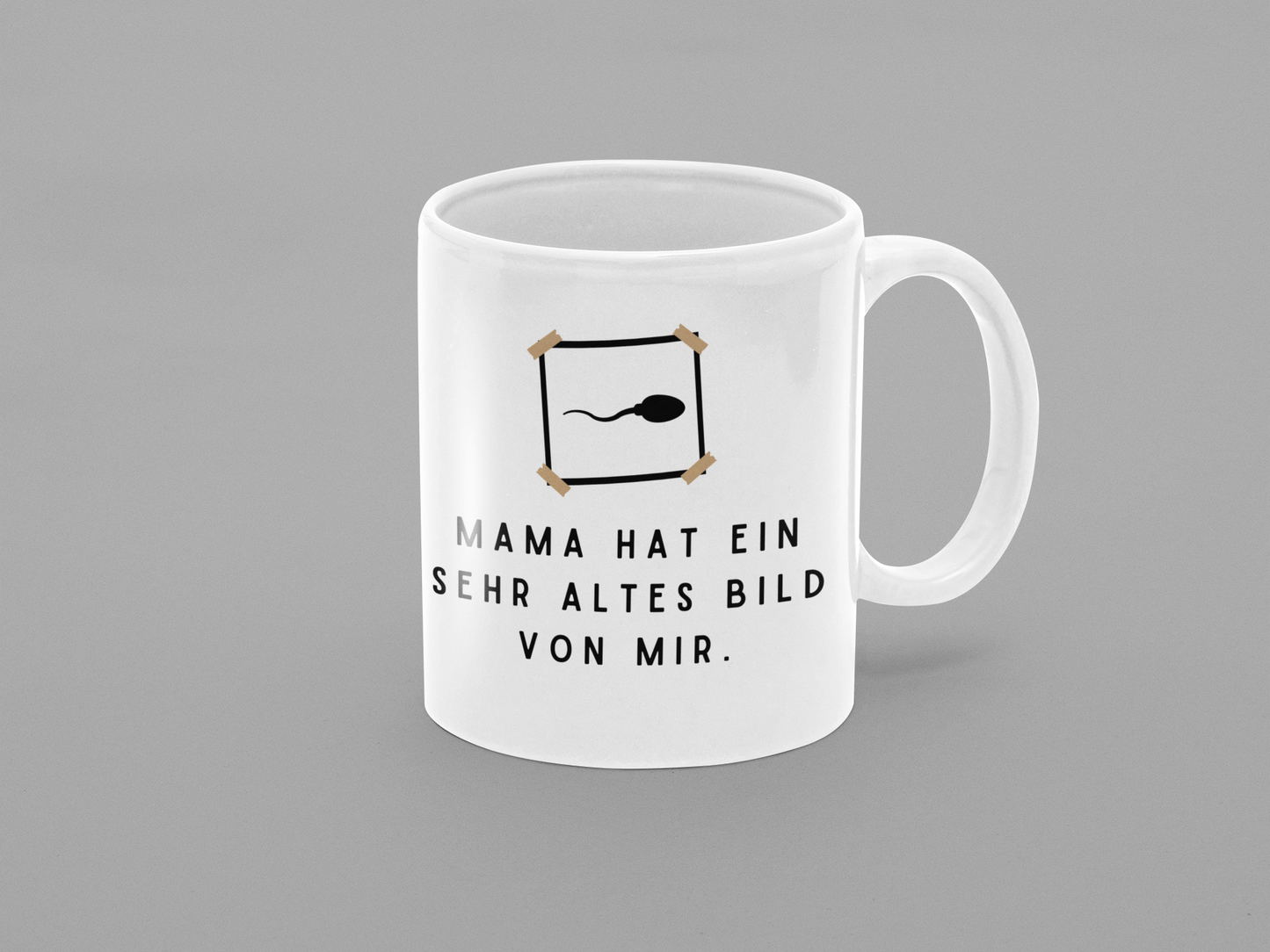 Mama hat ein sehr altes Bild von mir.