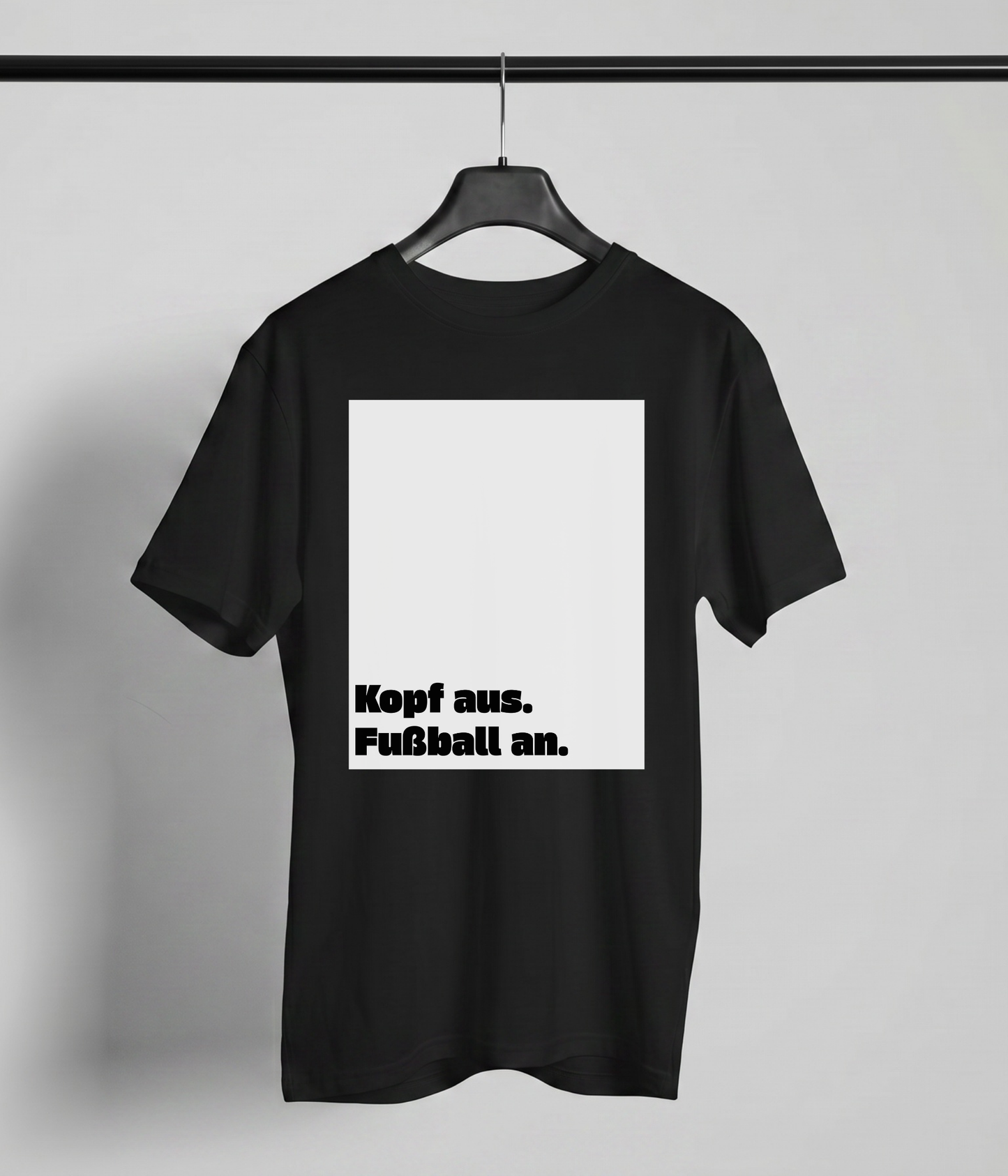 Kopf aus. Fußball an.