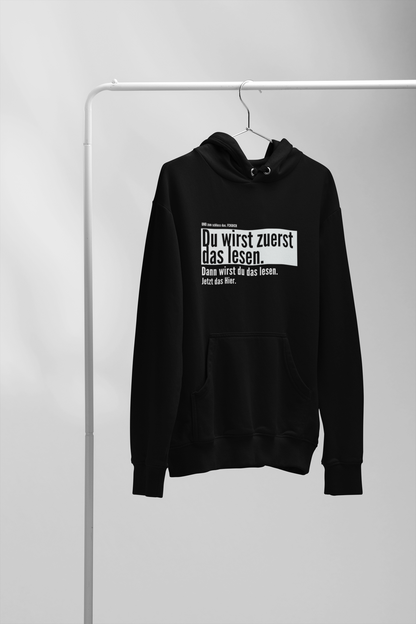 Du wirst zuerst das lesen.